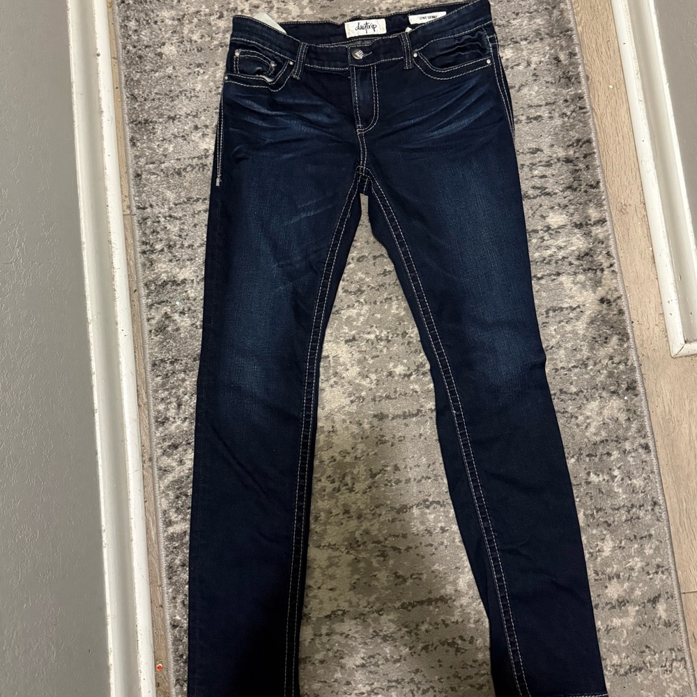 Daytrip Dark Blue Skinny Jeans -WMNS -LIKE-NEW